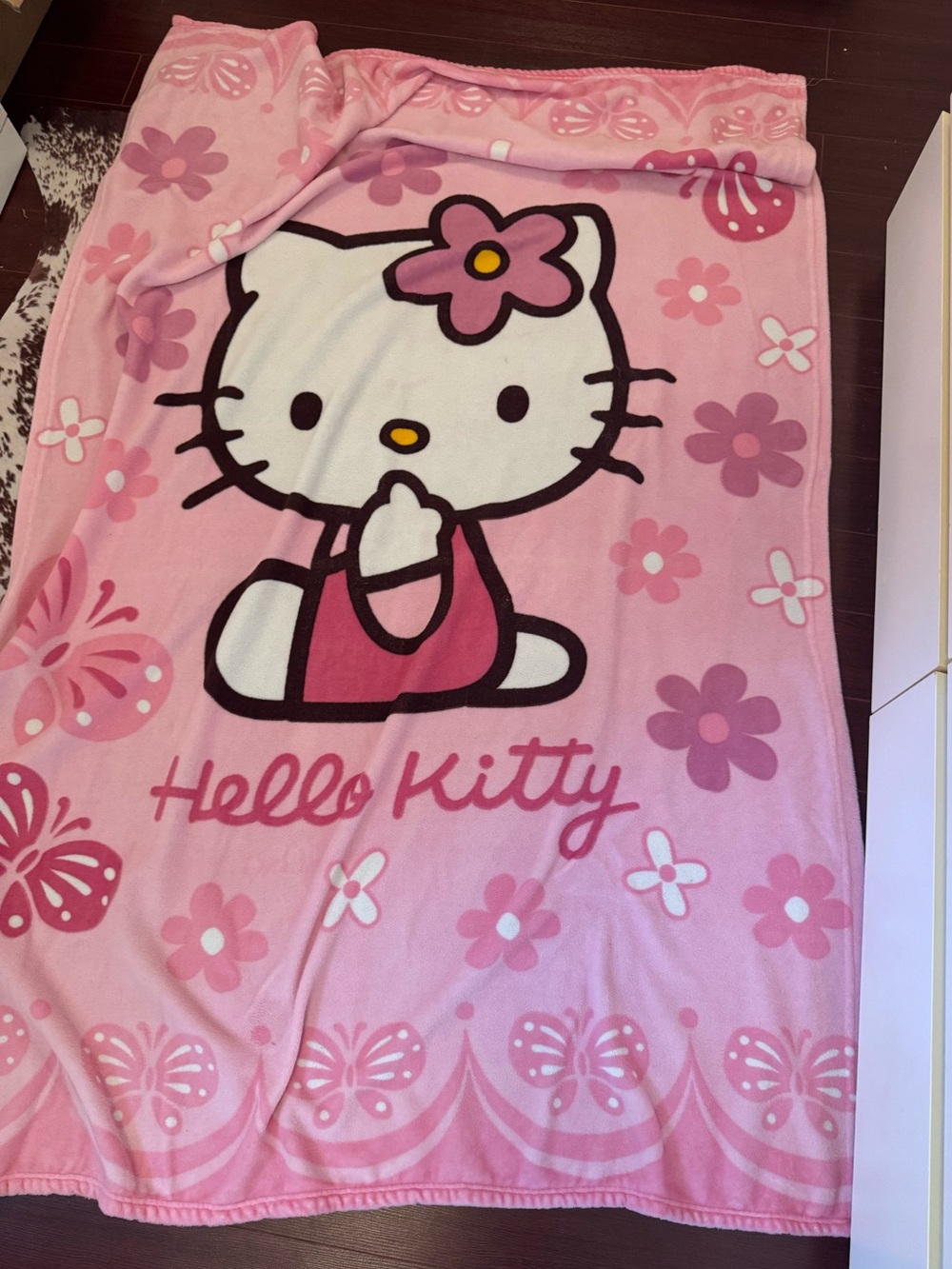 Hello Kitty Throw Blanket